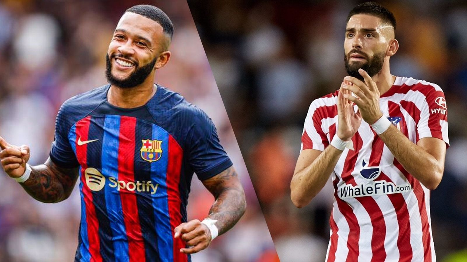Memphis Depay y Yannick Carrasco