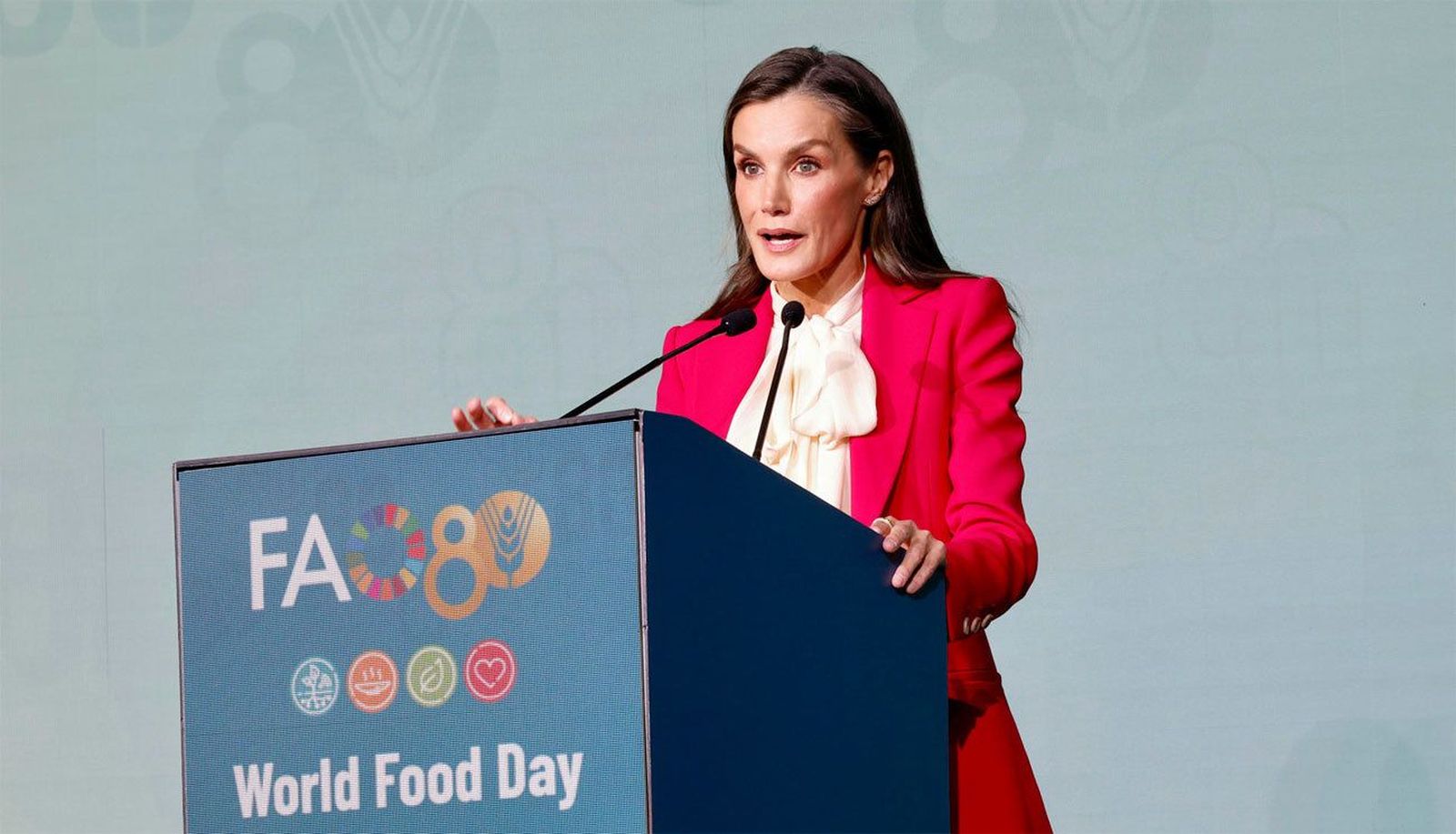 La Reina recupera en la FAO el último discurso de Felipe VI en la ONU: "La dignidad del ser humano no es negociable"