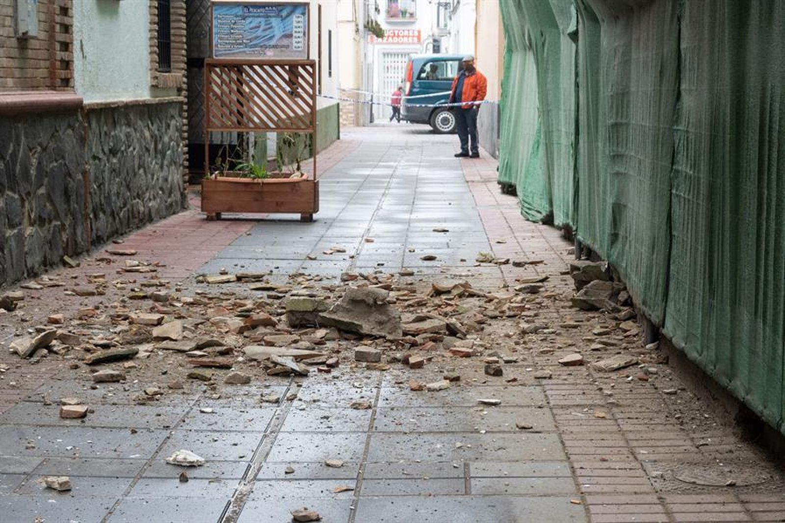 Daños causados en Granada por el terremoto