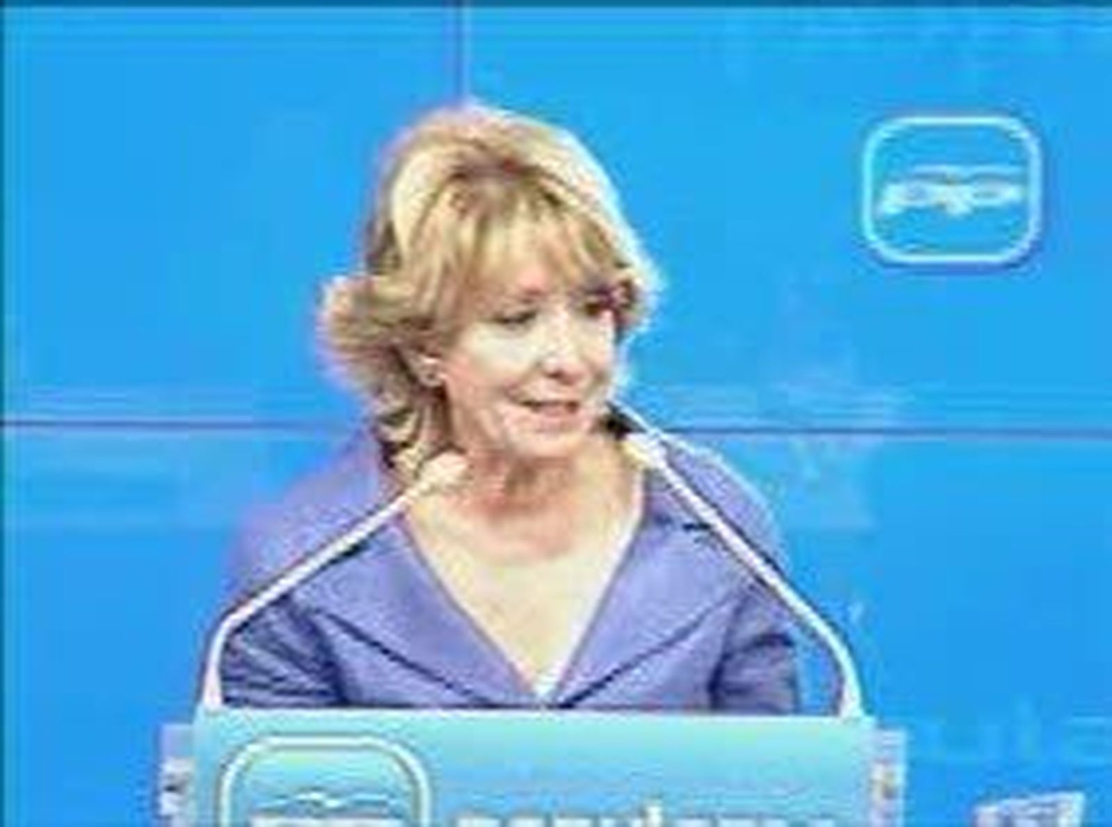 Aguirre en el comité del PP de Madrid