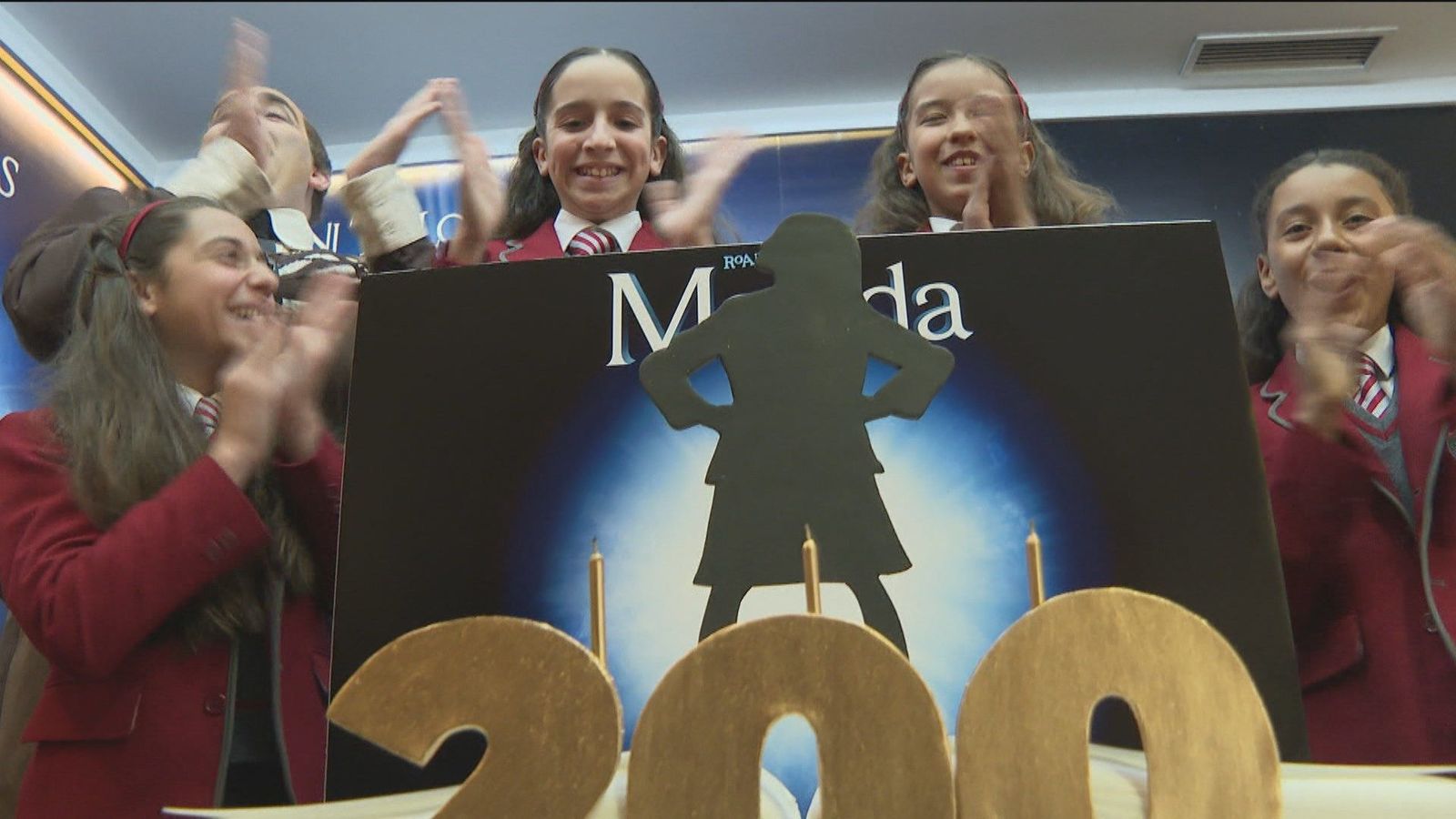 El musical 'Matilda ' cumple en Madrid 200 funciones