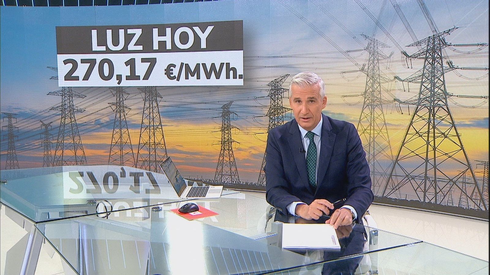 La luz sube hasta los 270,17 euros, su máximo desde el 11 de marzo