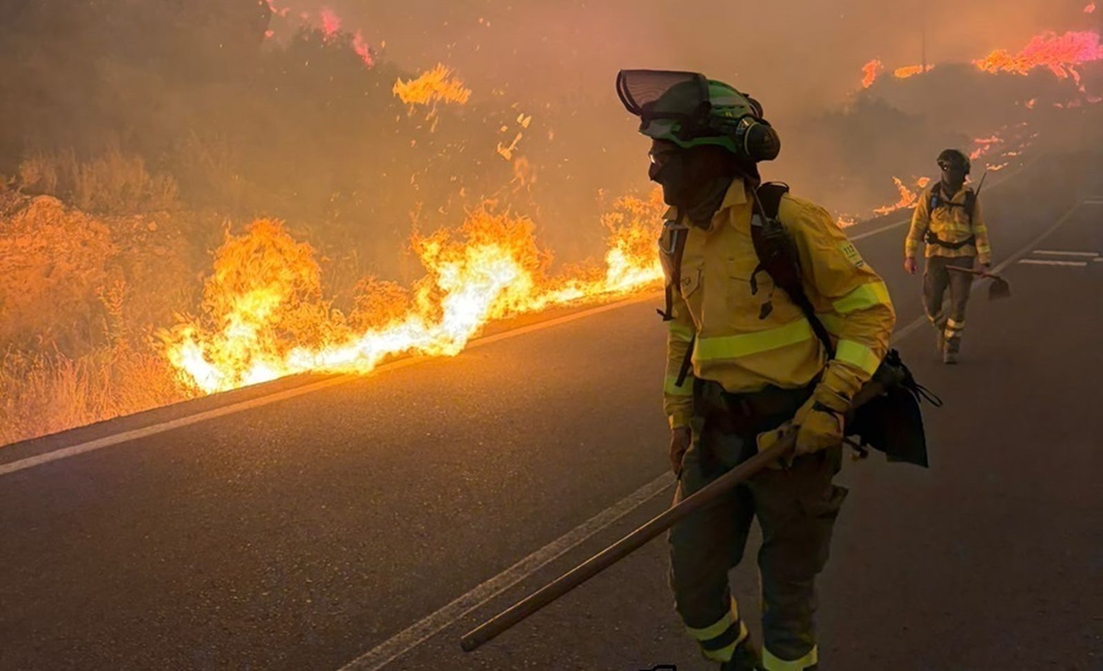 Grave incendio forestal de Los Gallardos (Almería)