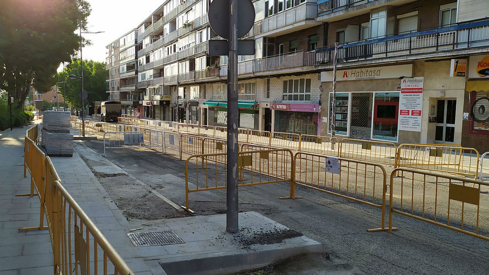 Asfaltado de calles en Coslada