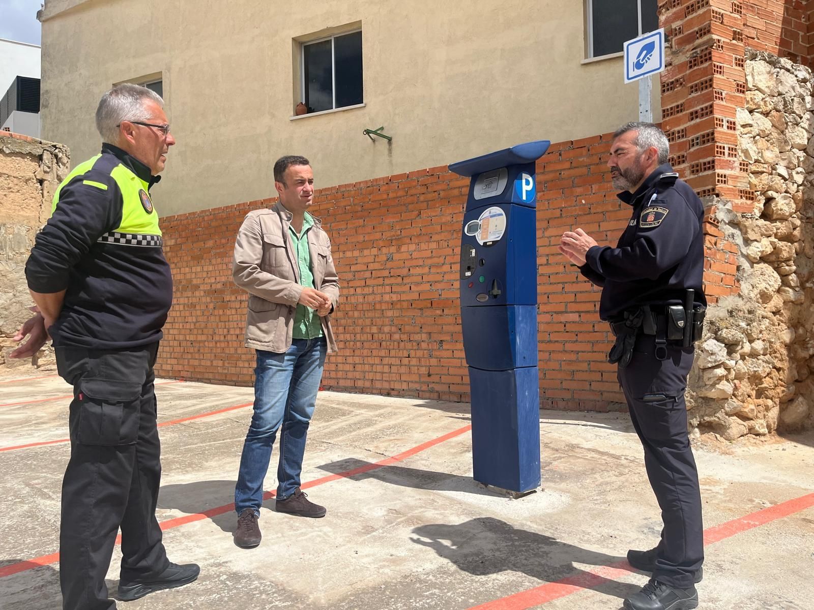 Visita municipal al aparcamiento de larga estancia de Campo Real