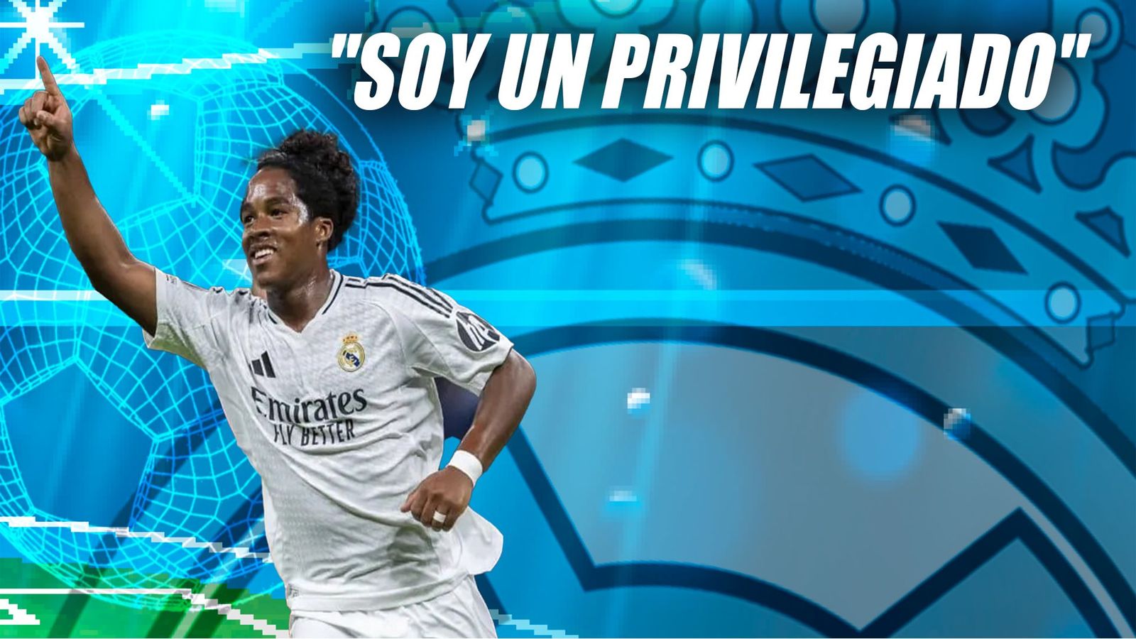 Endrick: "Es un privilegio estar en un club tan grande como el Real Madrid"