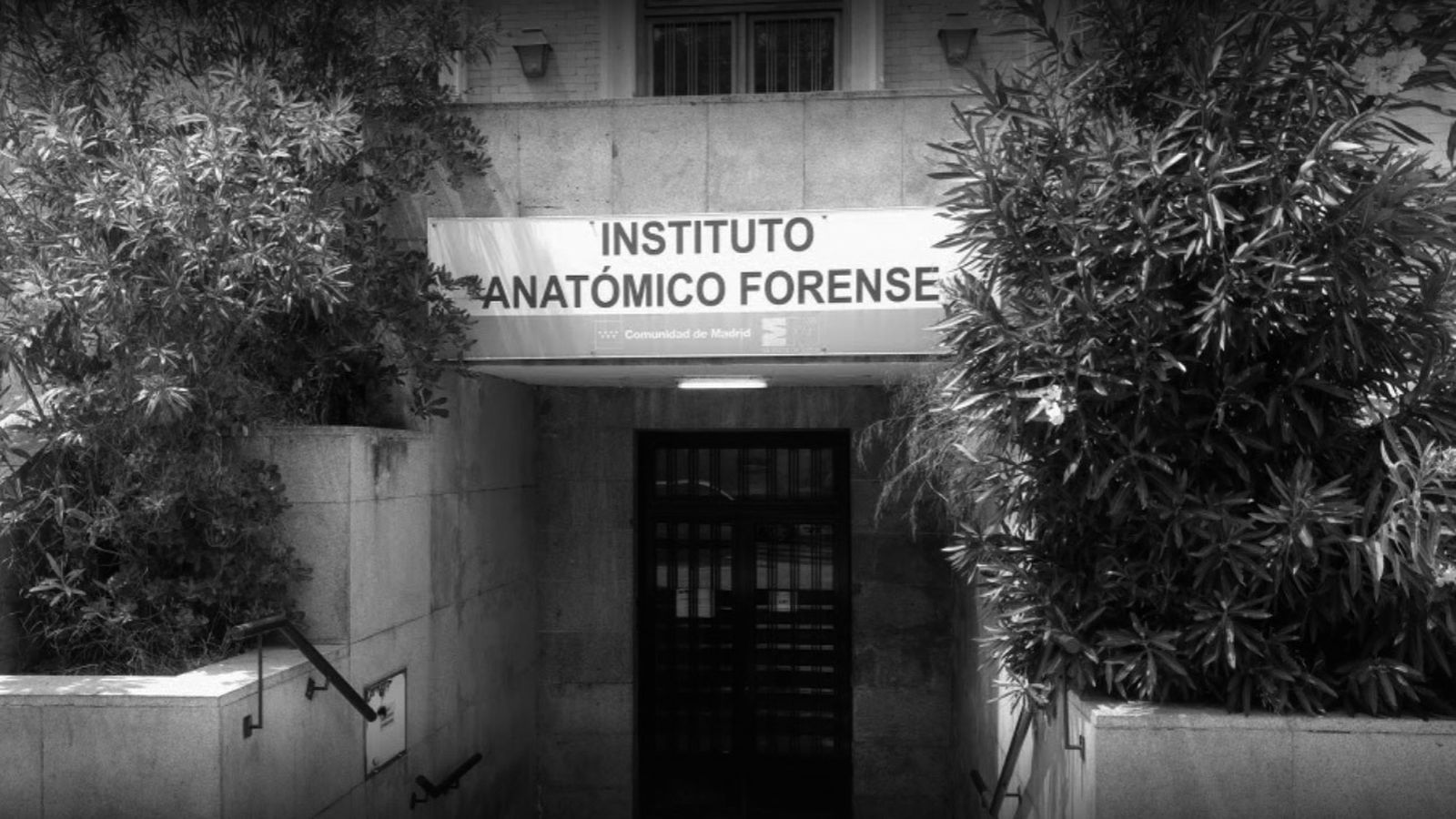 Entrada del Instituto Anatómico Forense en Madrid