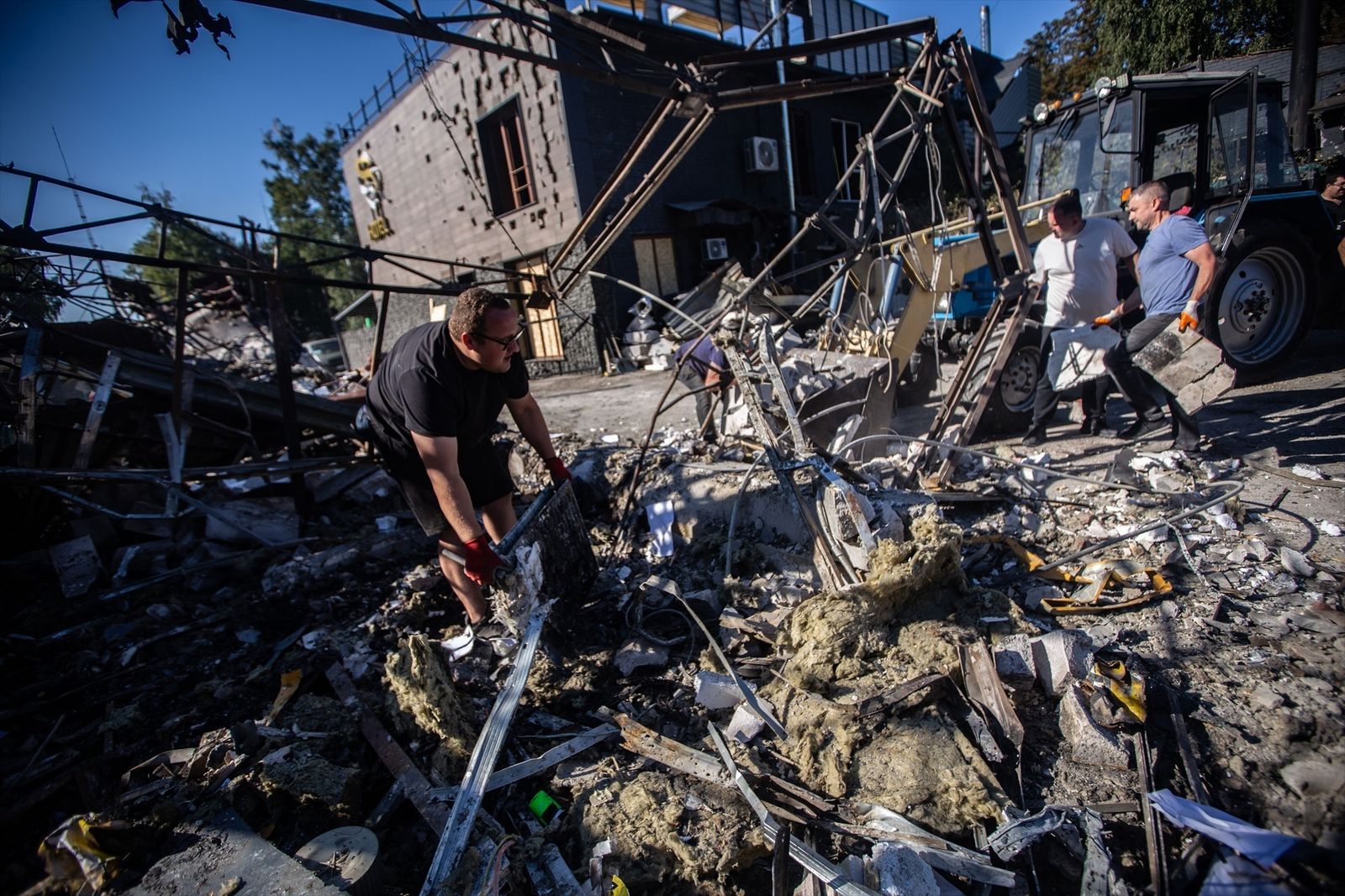 Bombardeo ruso de una universidad en la ciudad ucraniana de Járkov