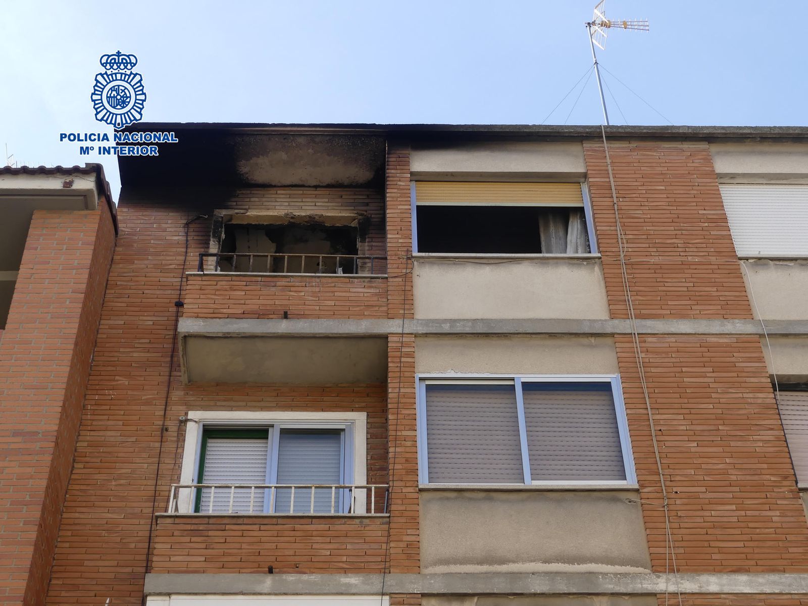 Incendio en un piso en Zaragoza