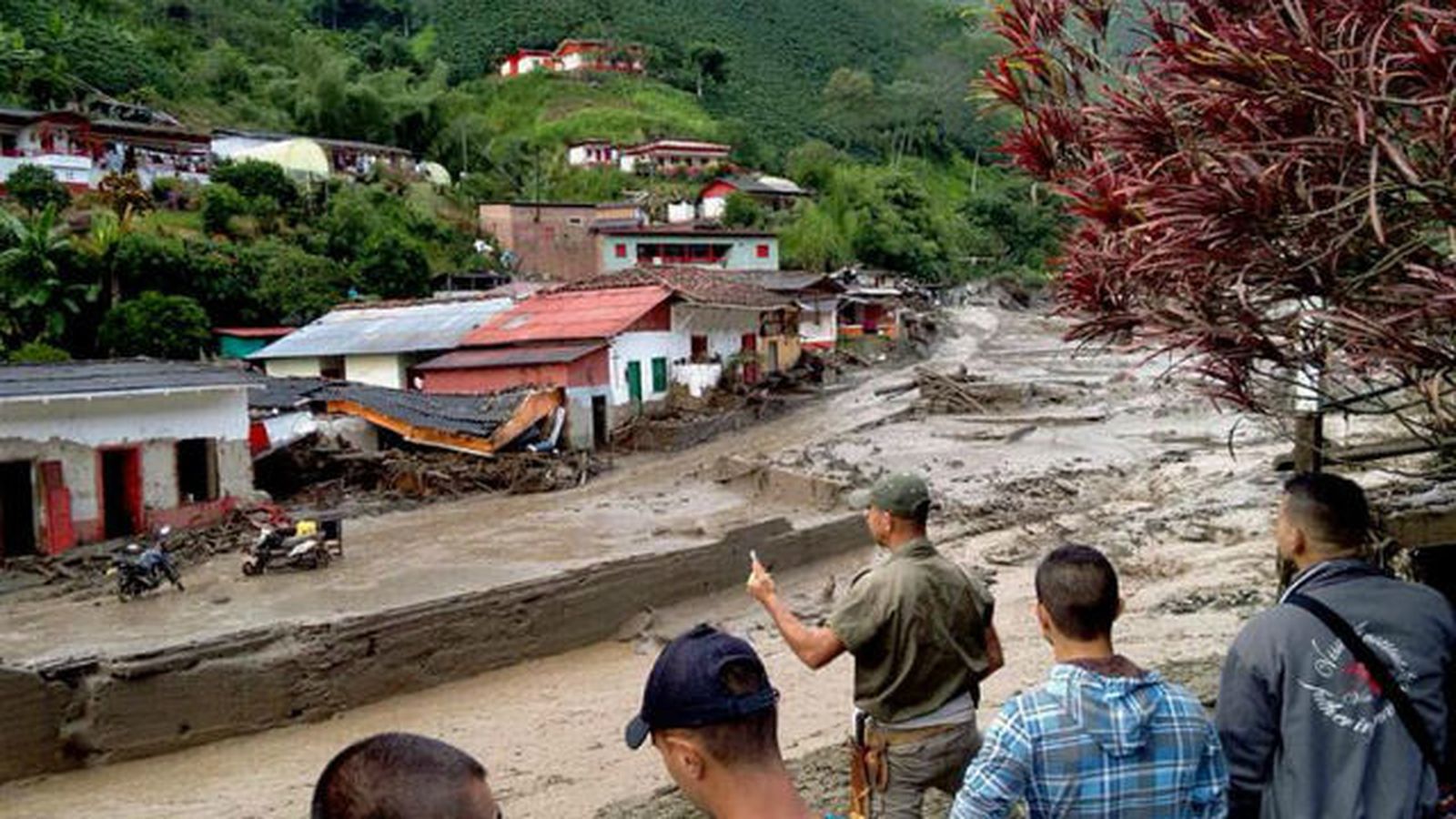 Avalancha en Colombia