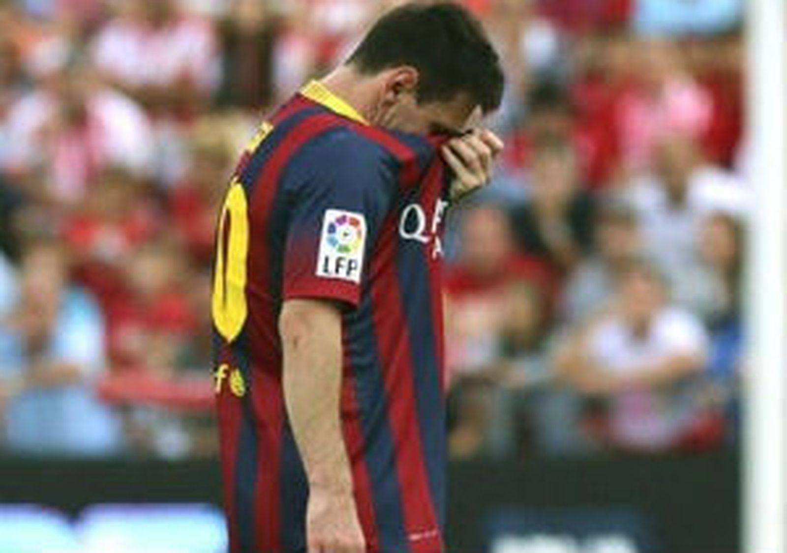 Messi. lesionado