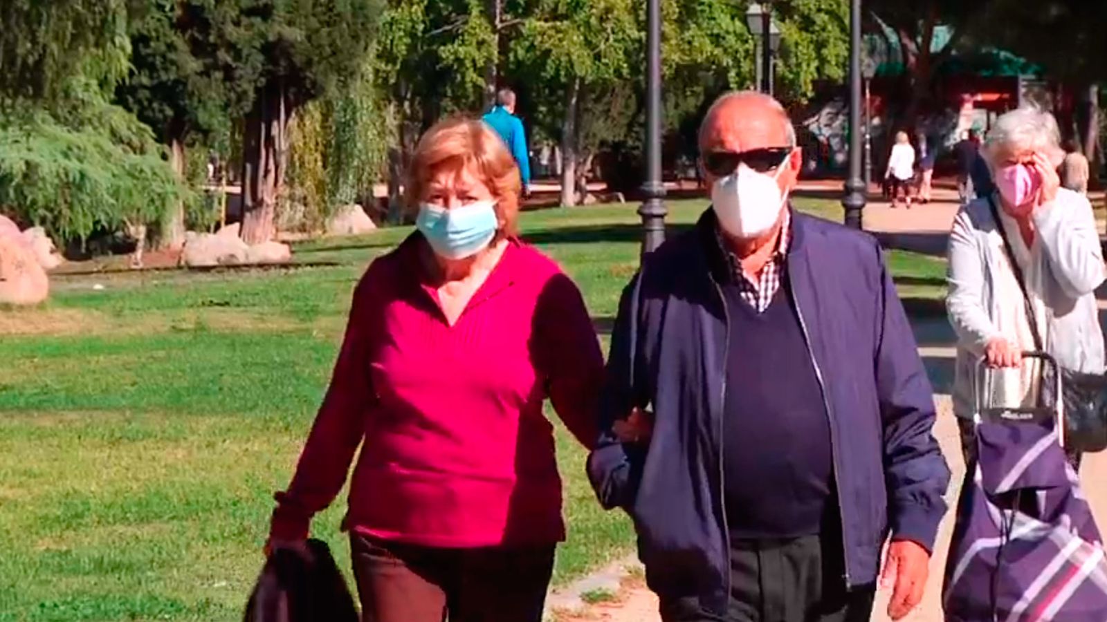 Pensionistas en Madrid