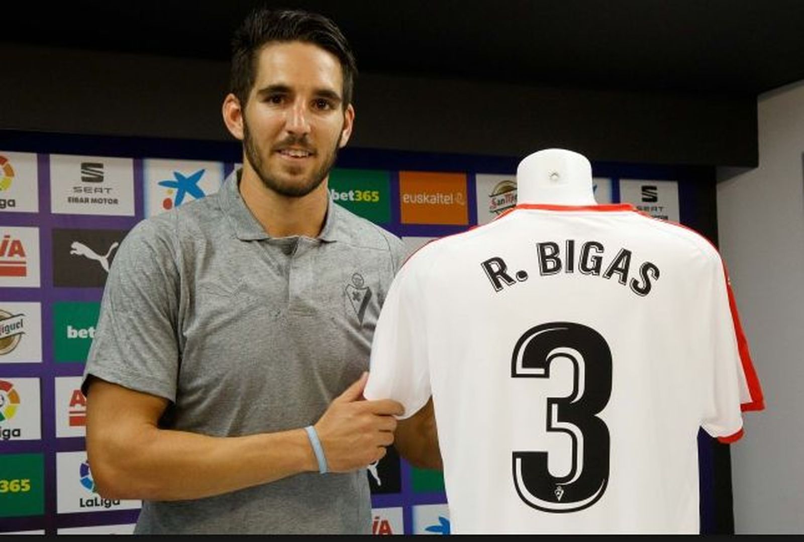 Pedro Bigas, jugador del Eibar