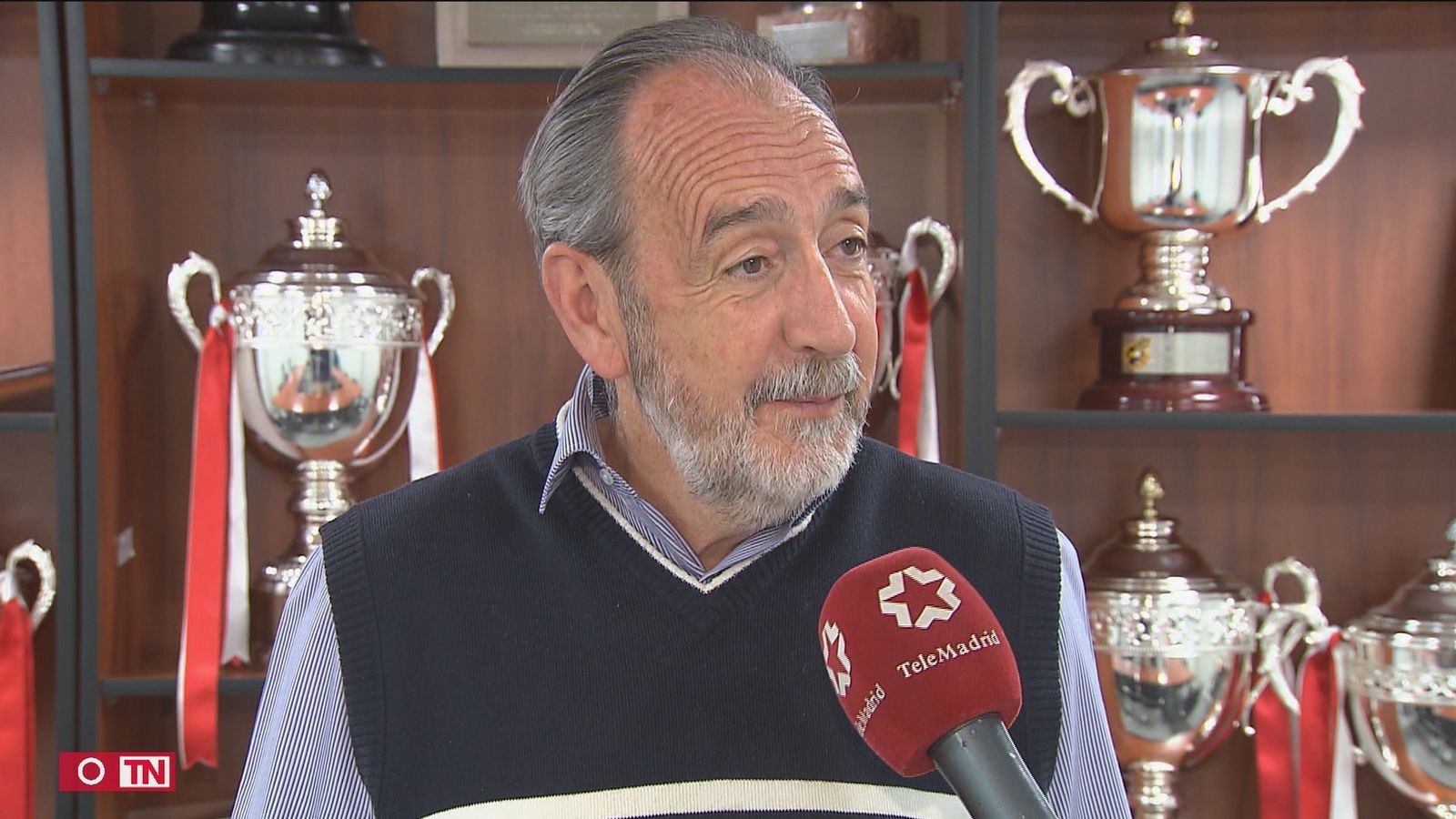 Paco Díez, presidente de la Real Federación de Fútbol de Madrid