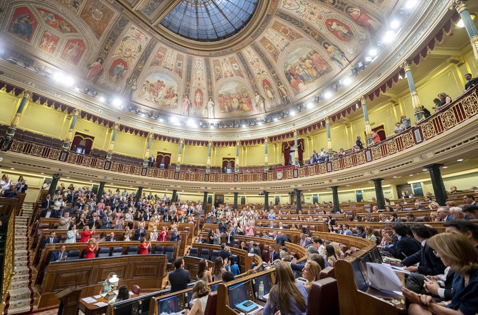 El Congreso de los Diputados durante El Debate del Estado de la Nación