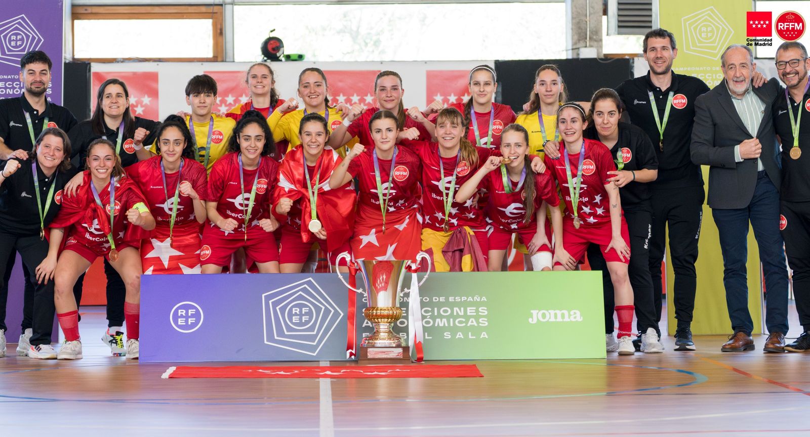 Selección madrileña de fútbol sala sub'19 femenino