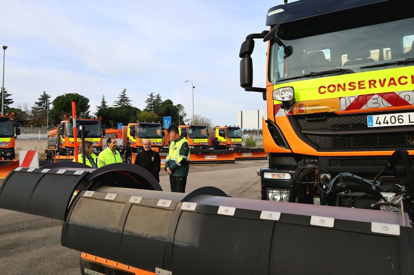 Presentado el plan de Nevadas para las carreteras estatales en Madrid