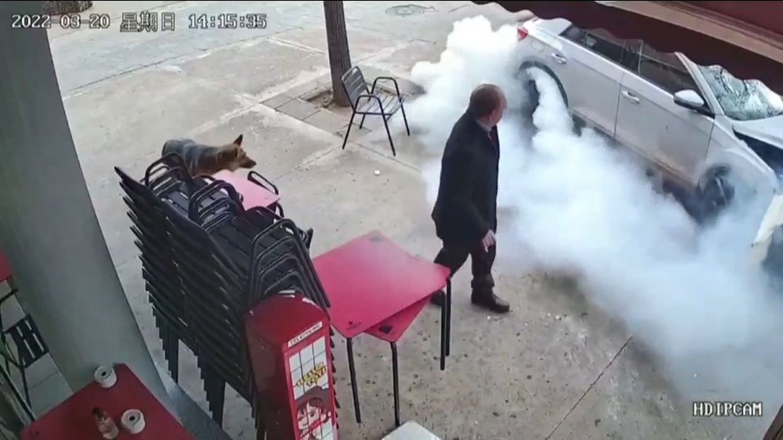 Atropello múltiple en una terraza de Sabadell