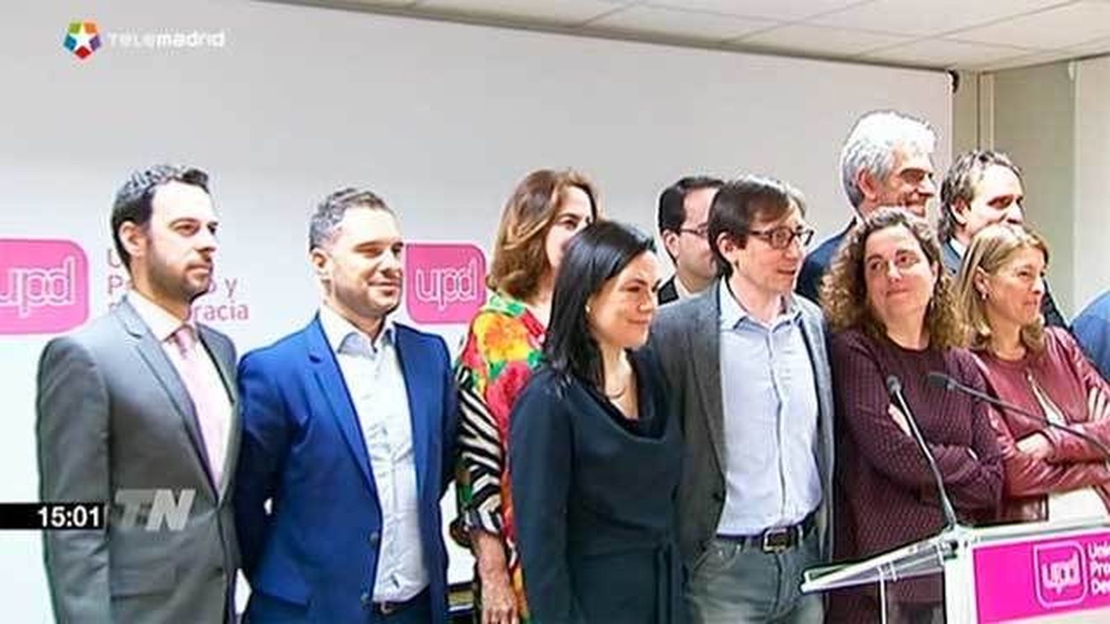 Marcos (UPyD) presenta su lista electoral y dice que "salen a por todas"