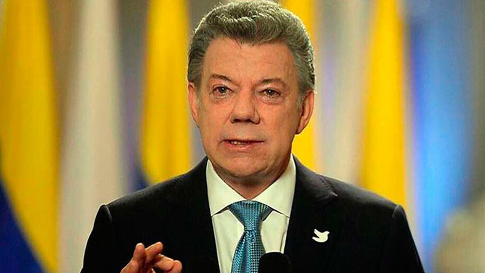 El presidente de Colombia, Juan Manuel Santos