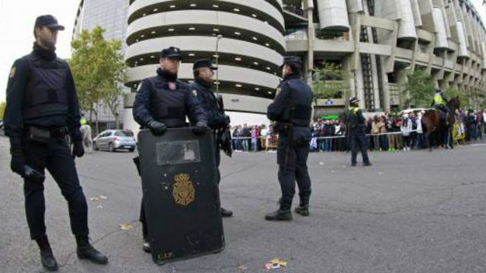Máxima seguridad en Madrid por la Champions