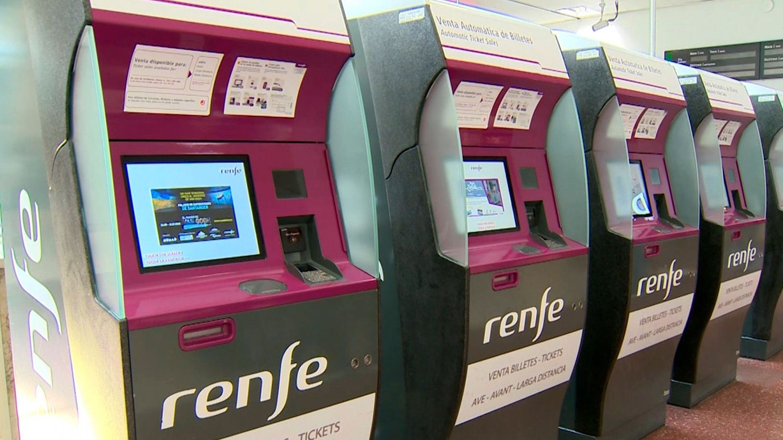 Máquinas expendedoras de Renfe