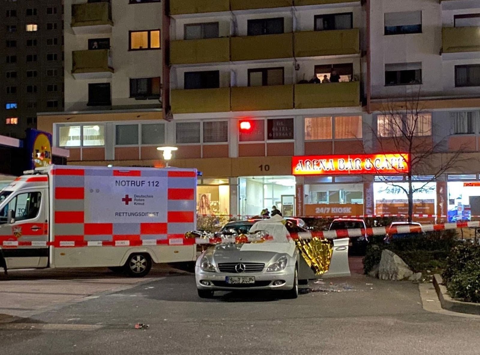 Uno de los locales atacados en Hanau