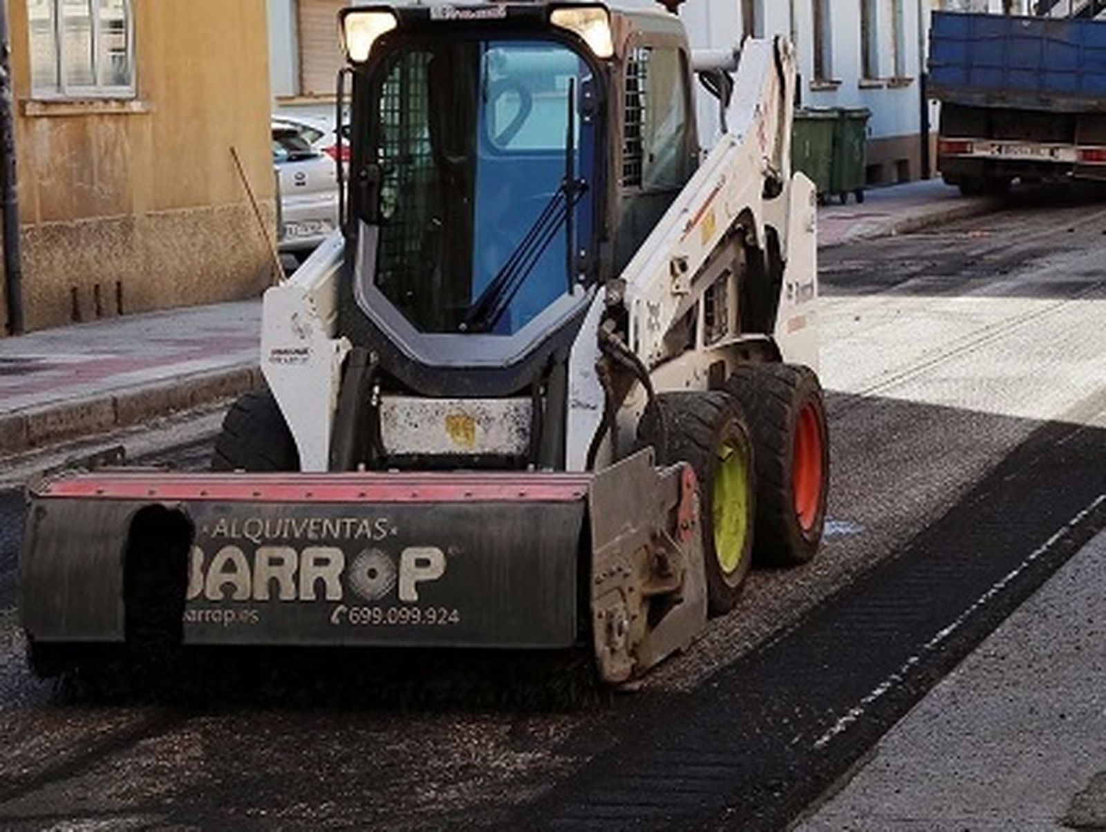 Maquina de asfaltado