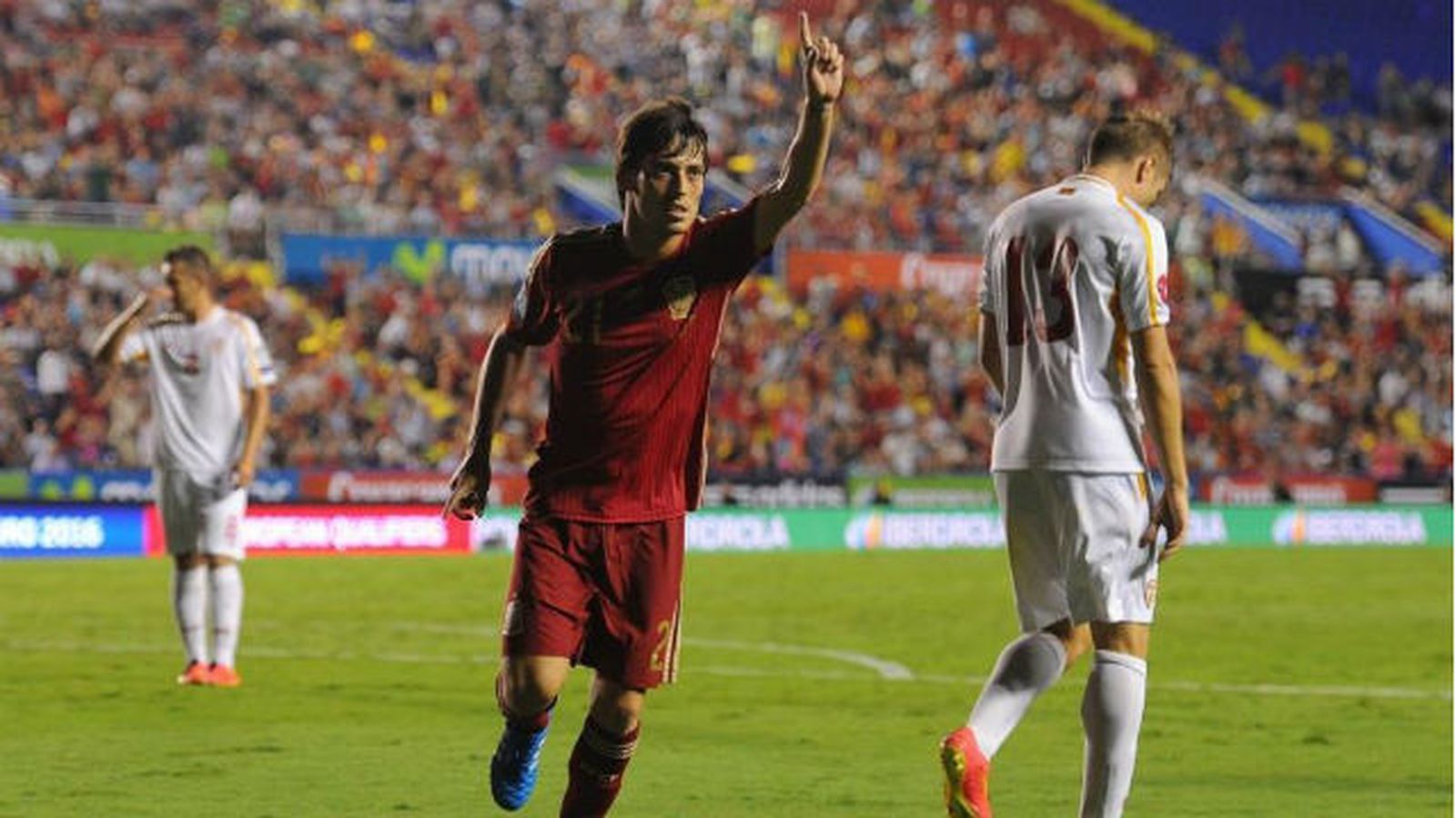 David Silva, jugador de la selección española