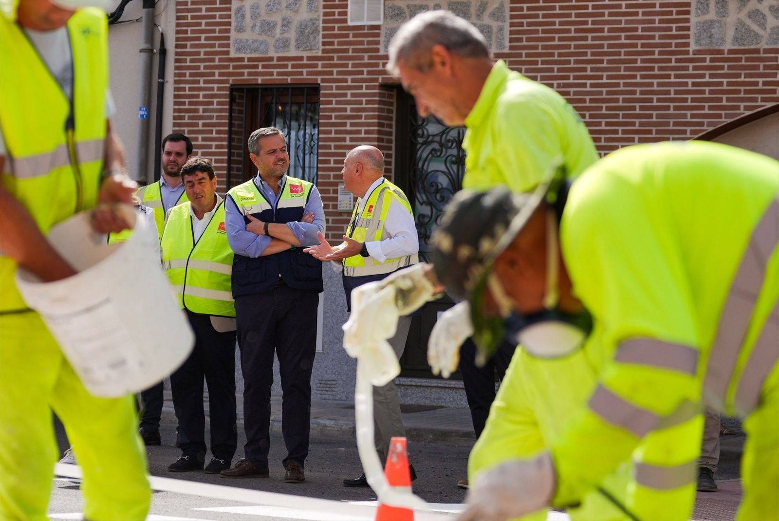La Comunidad de Madrid renueva 12.000 metros cuadrados de la carretera M-123 a su paso por Valdeolmos-Alalpardo