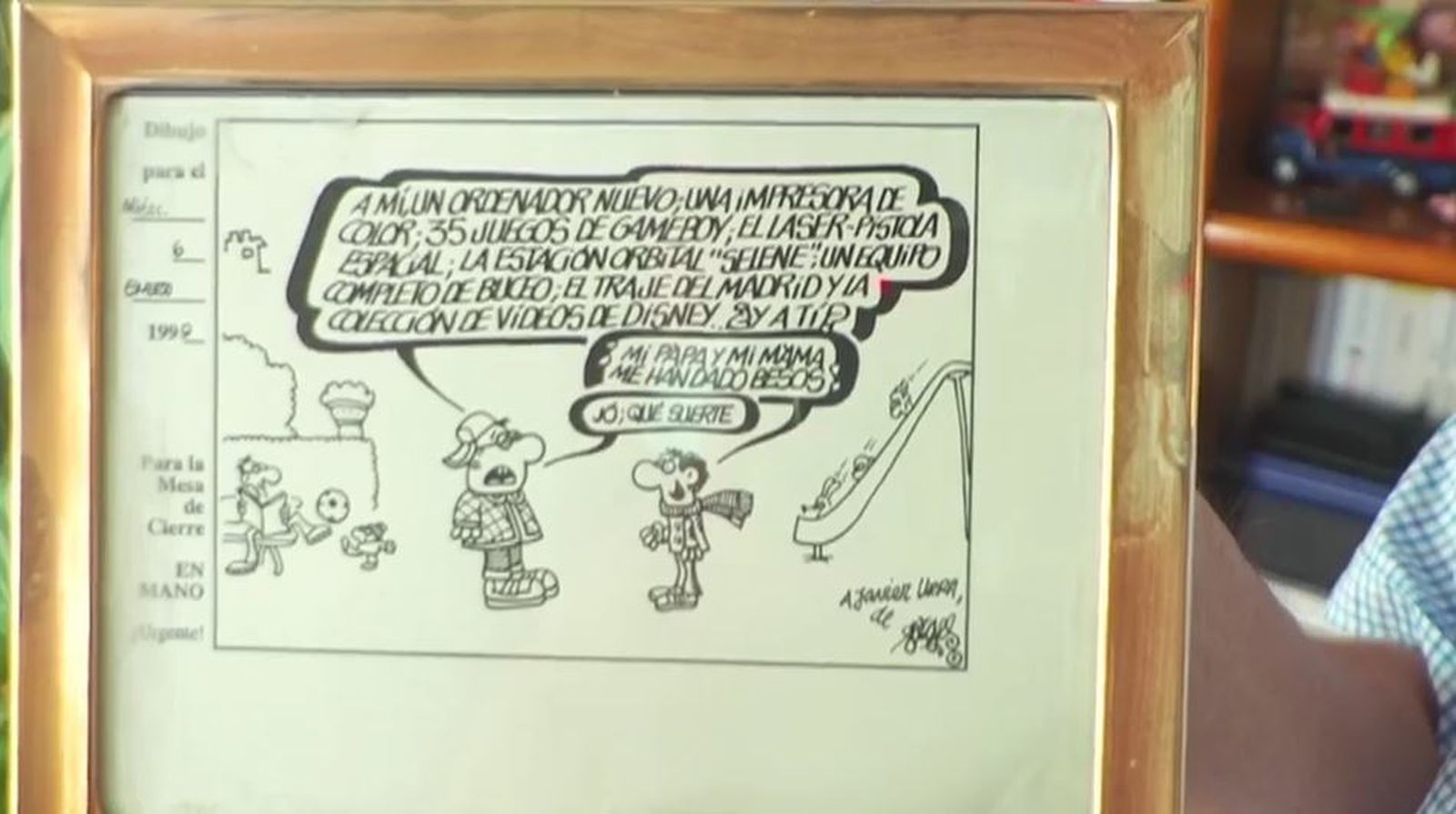 Detalle de la viñeta que Forges dedicó al psicólogo