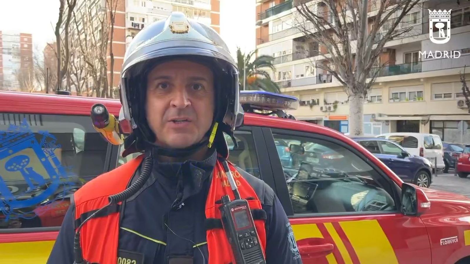 Un hombre herido grave en el incendio de una vivienda de Fuencarral