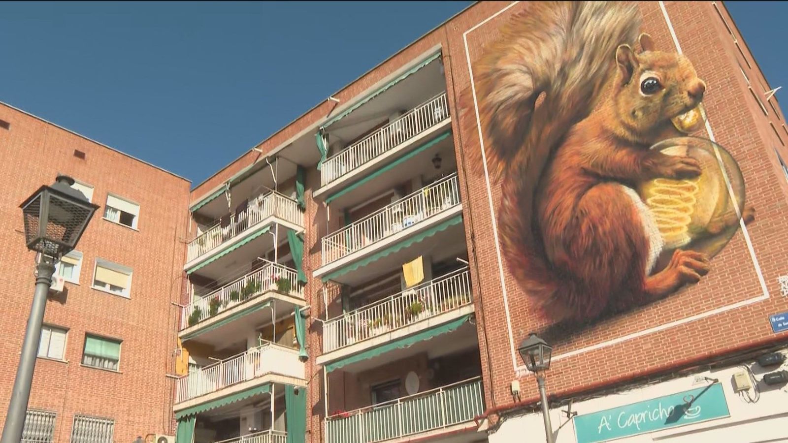 El mural de 'la ardilla' de Fuenlabrada, elegido uno de los 100 mejores el mundo