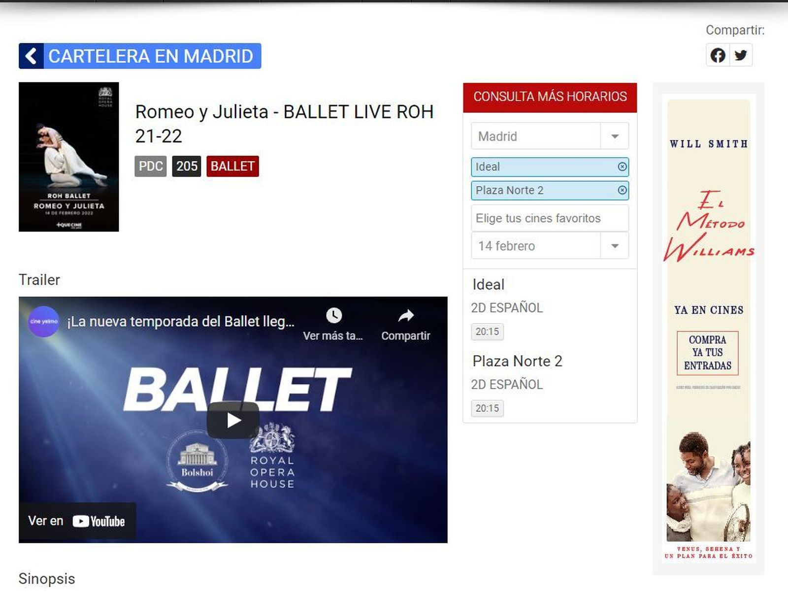Yelmos cines Romeo y Julieta