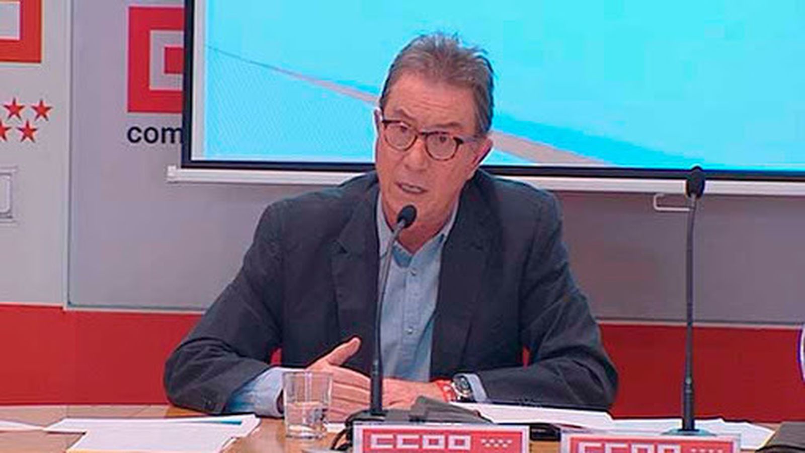 Jaime Cedrún, secretario general de Comisiones Obreras de Madrid