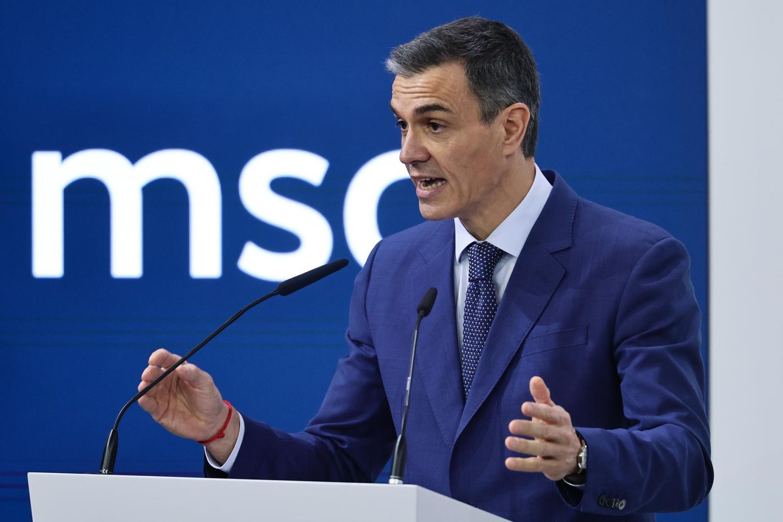 Sánchez interviene en la Conferencia de Seguridad de Múnich