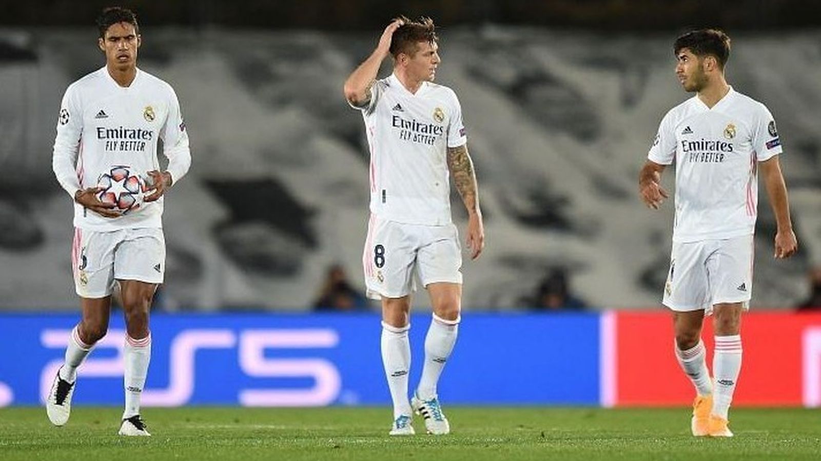 Varane, Kroos y Marco Asensio