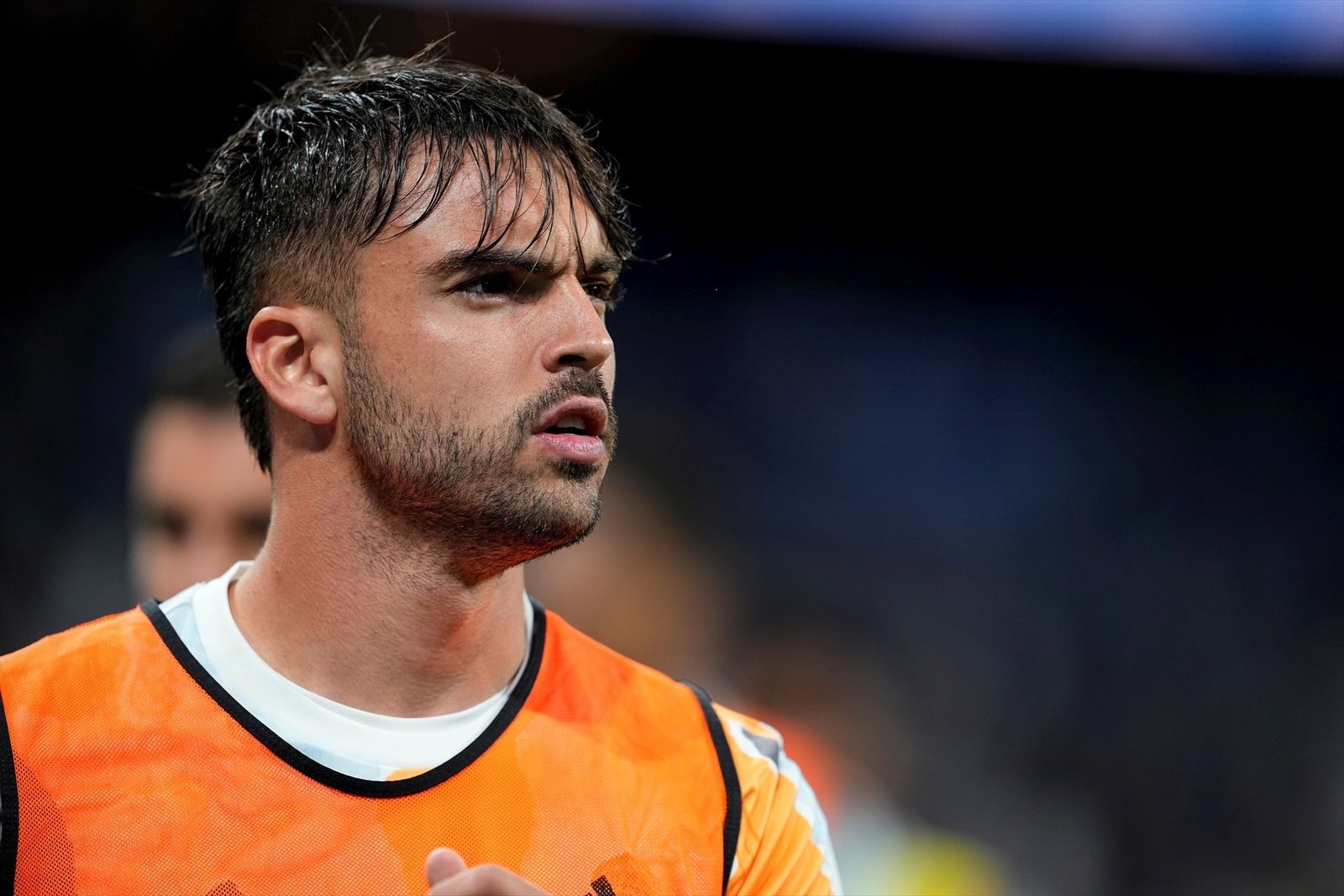 El jugador del Real Madrid, Raul Asencio