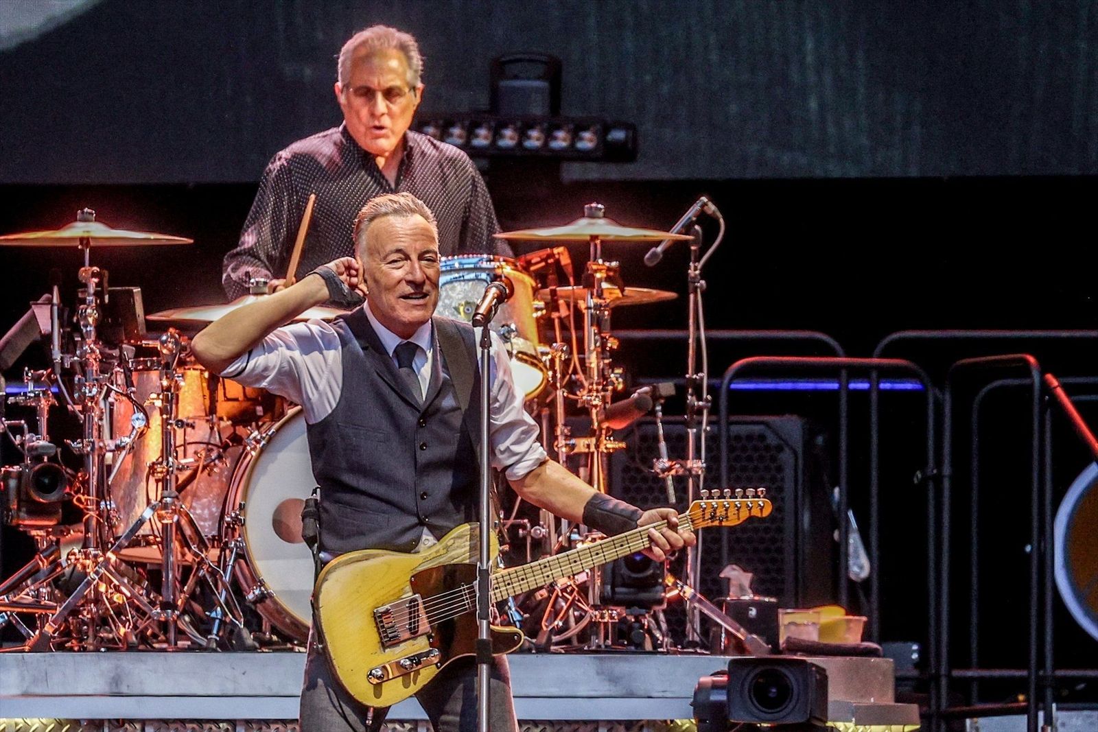 Madrid se rinde al 'Boss' Springsteen en su primer concierto de los tres en el Metropolitano