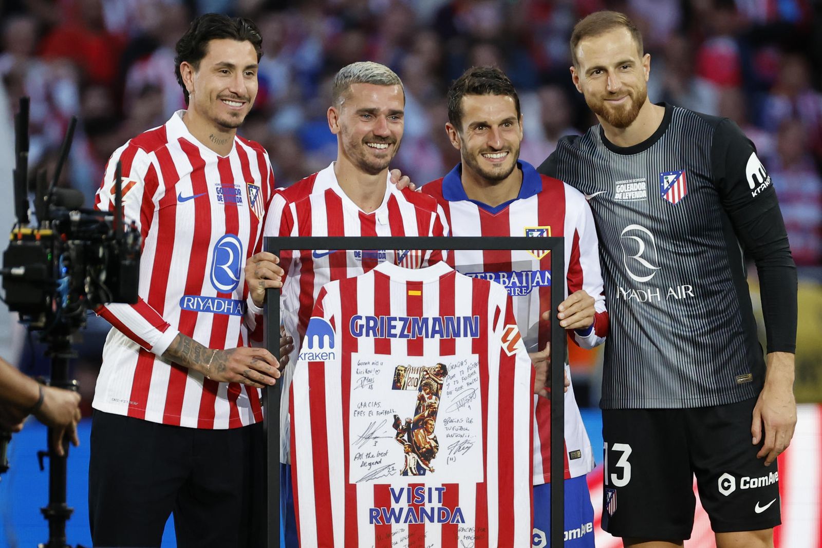 Giménez, Griezmann, Koke y Oblak