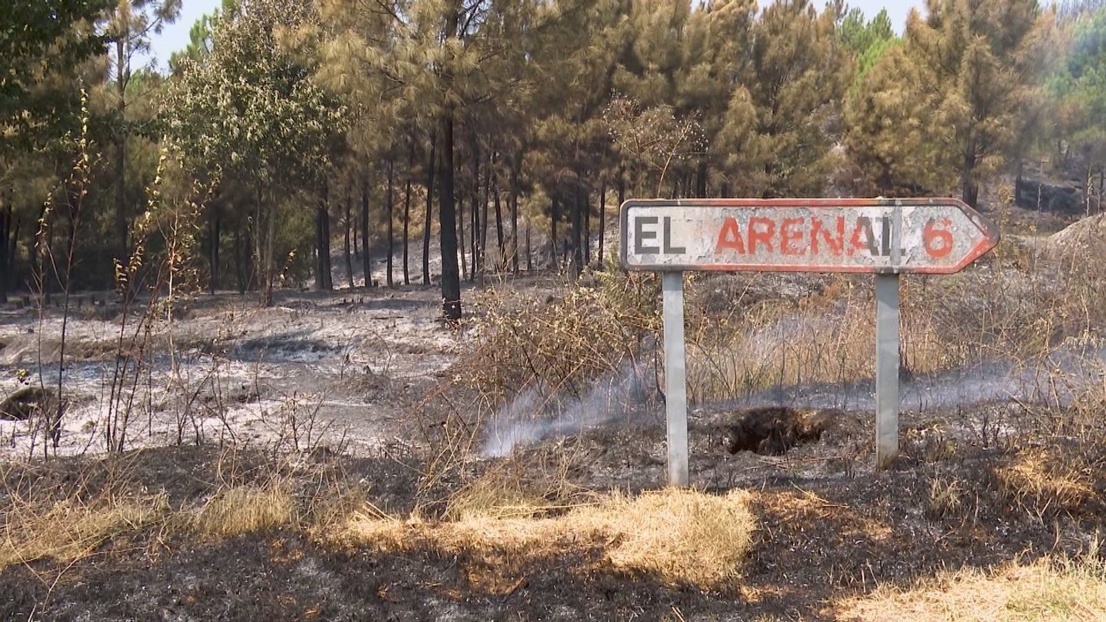 Un incendio en Pontevedra se suma al de Ávila y Las Hurdes
