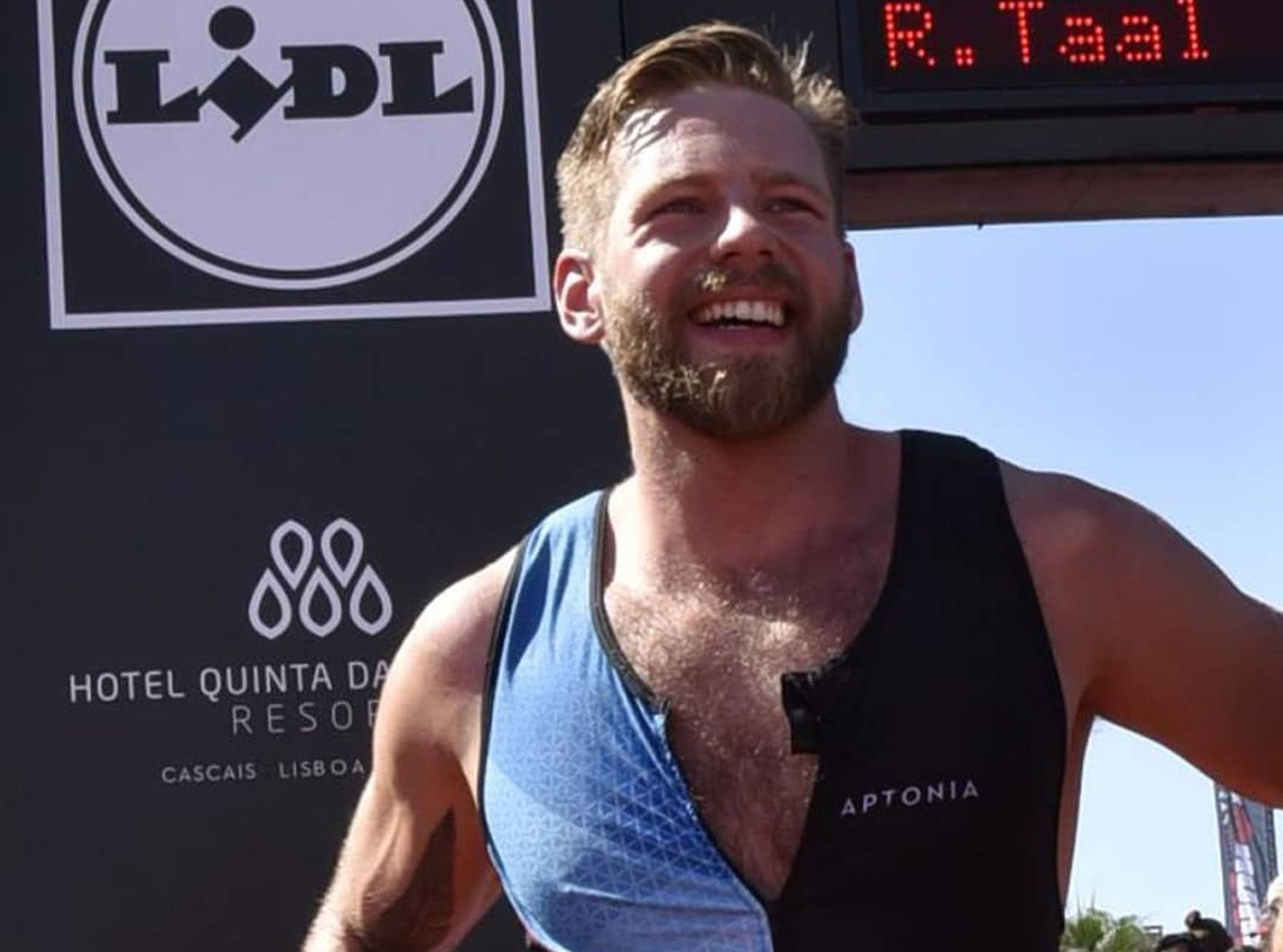 Remon Taal completó su primer Iron Man 70. 3 en Cascais (Portugal) el 29 de septiembre
