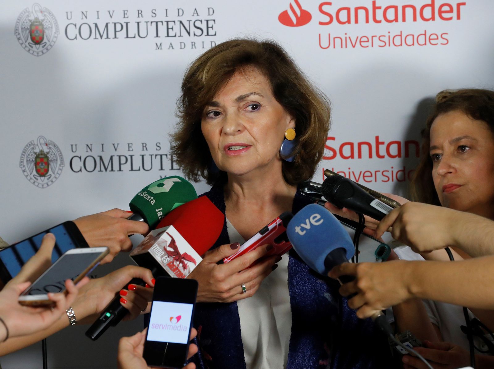 Calvo y Echenique negocian el pacto para la investidura de Sánchez