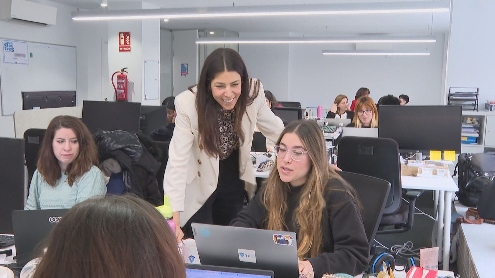 Mujer directiva de una empresa