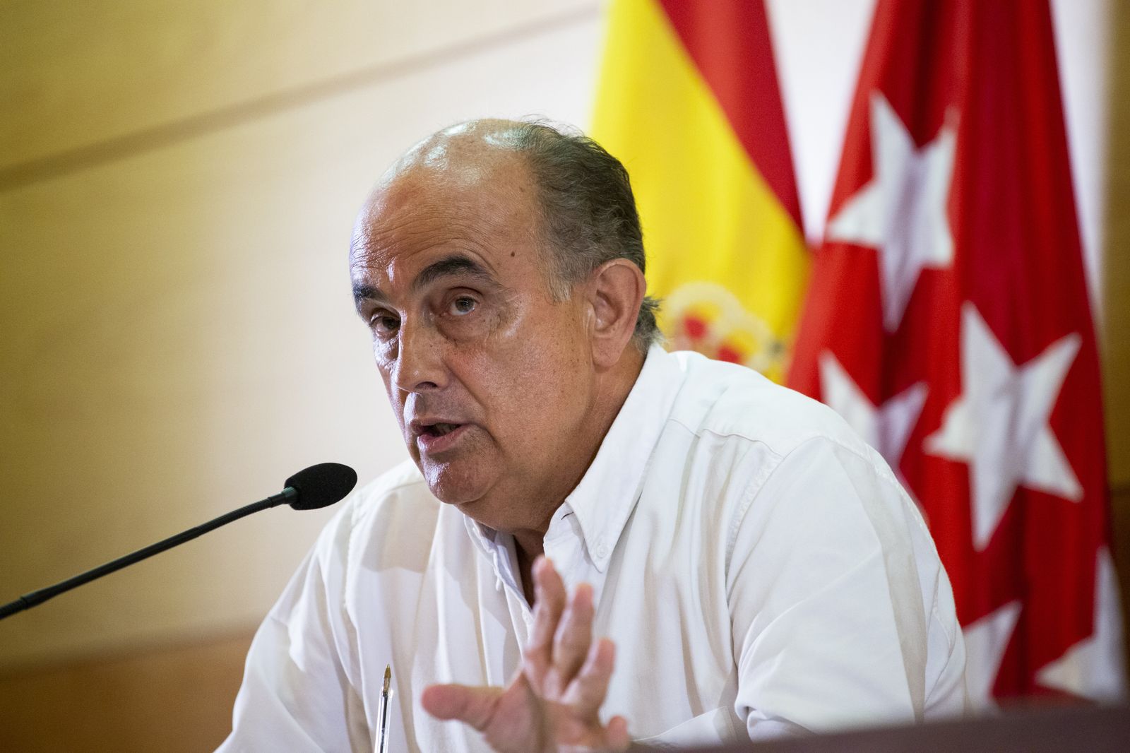 El viceconsejero de Asistencia Sanitaria, Antonio Zapatero