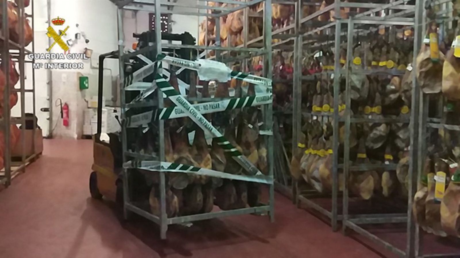 Paletas de cebo ibéricas falsificadas