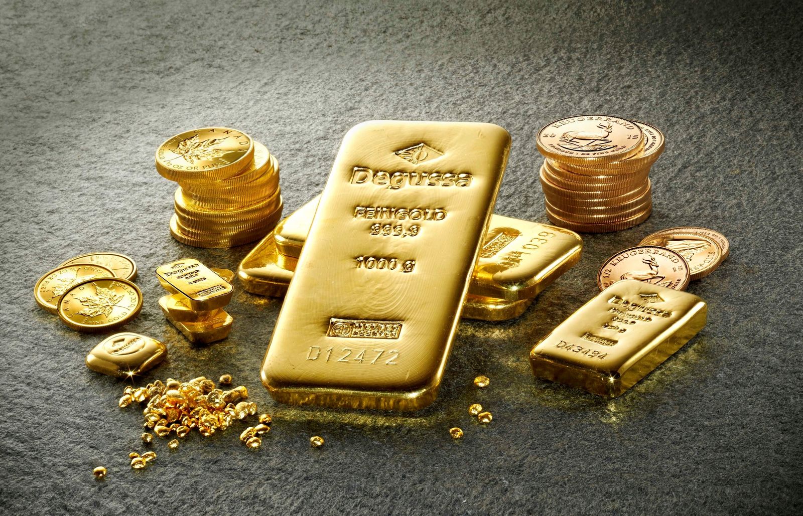 Monedas de oro