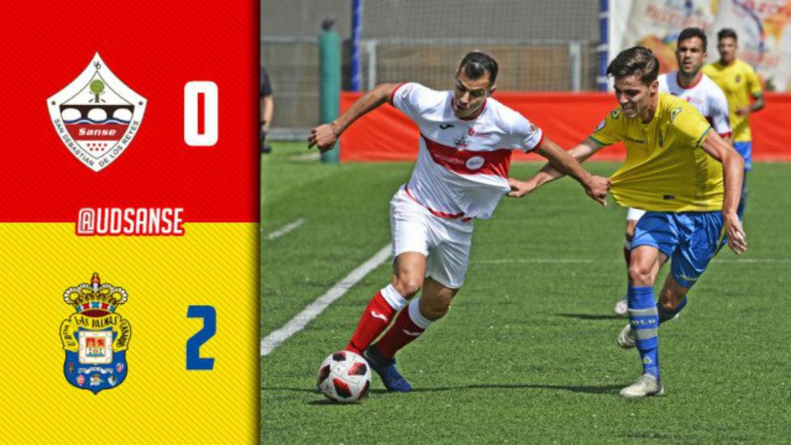 0-2. El UD Sanse cae con Las Palmas Atlético