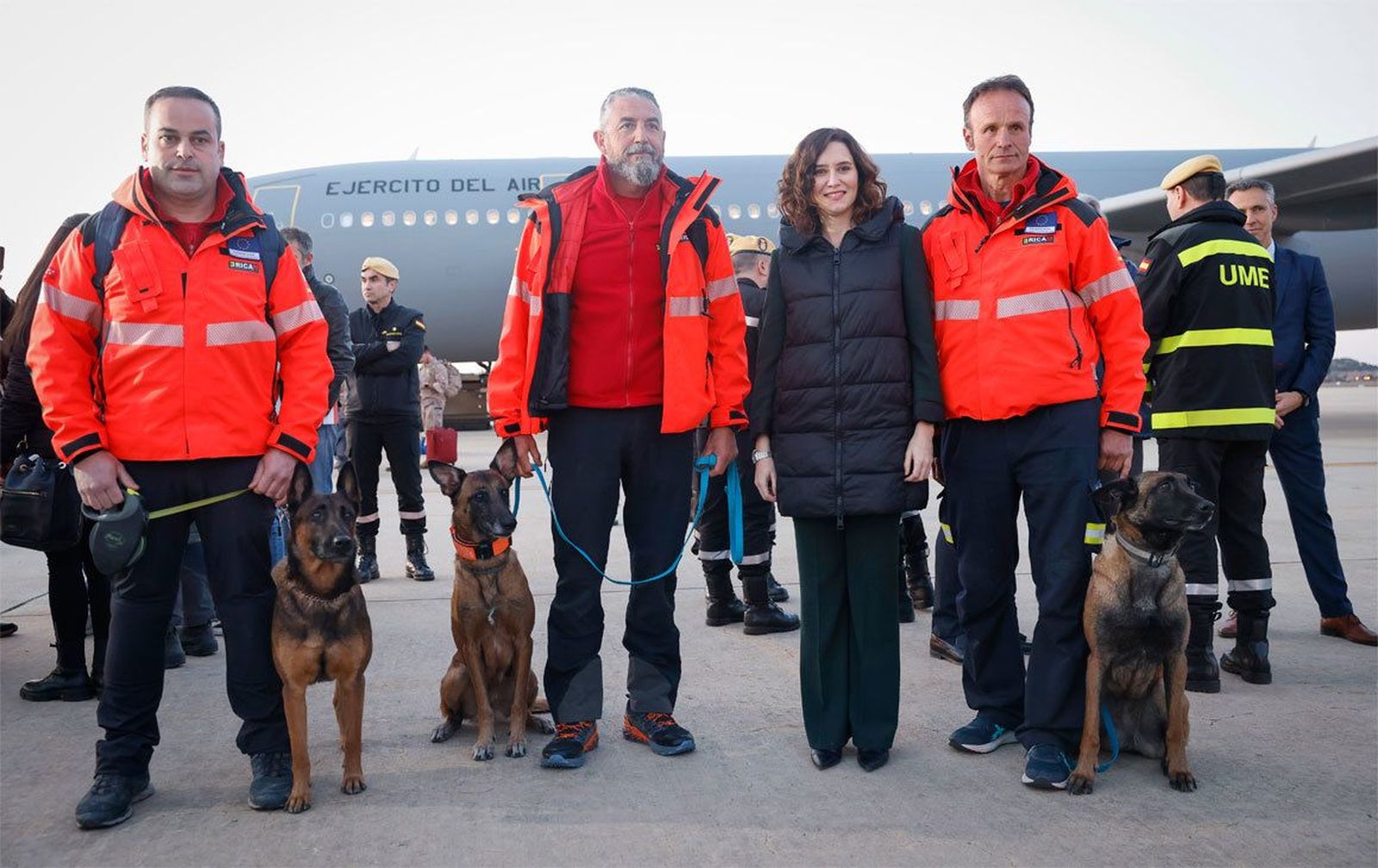 Ayuso agradece la labor humanitaria realizada por los efectivos del Ericam en Turquía