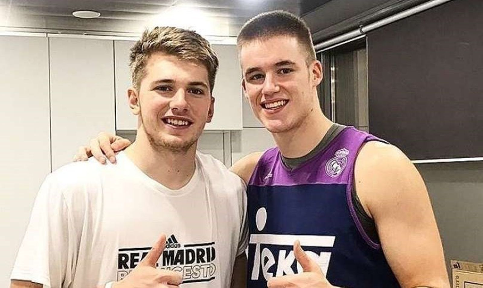 Luka Doncic y Dino Radoncic